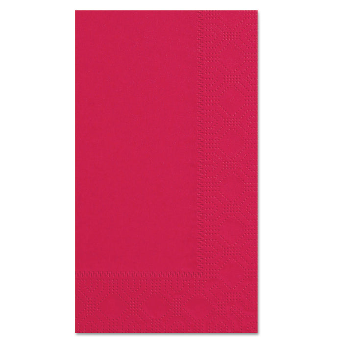 Dinner Napkins, 2-Ply, 15 x 17, Red, 1000/Carton