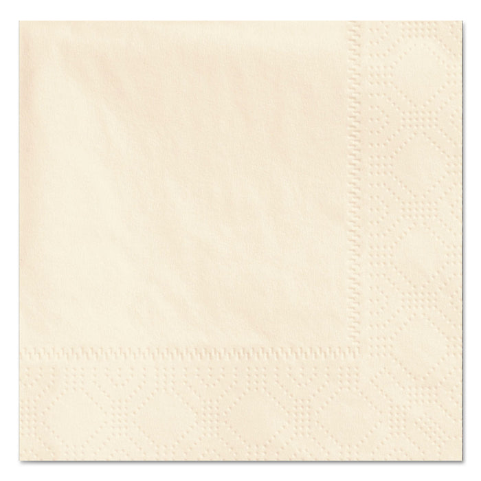 Beverage Napkins, 2-Ply, 9 1/2 x 9 1/2, Ecru, 1000/Carton