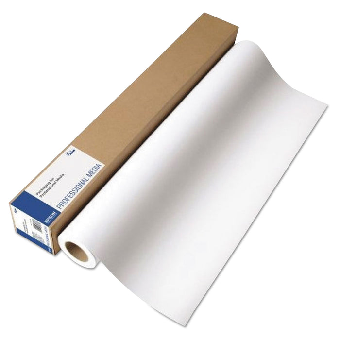 GS Production Canvas Satin Paper Roll, 54" x 150 ft, Satin White