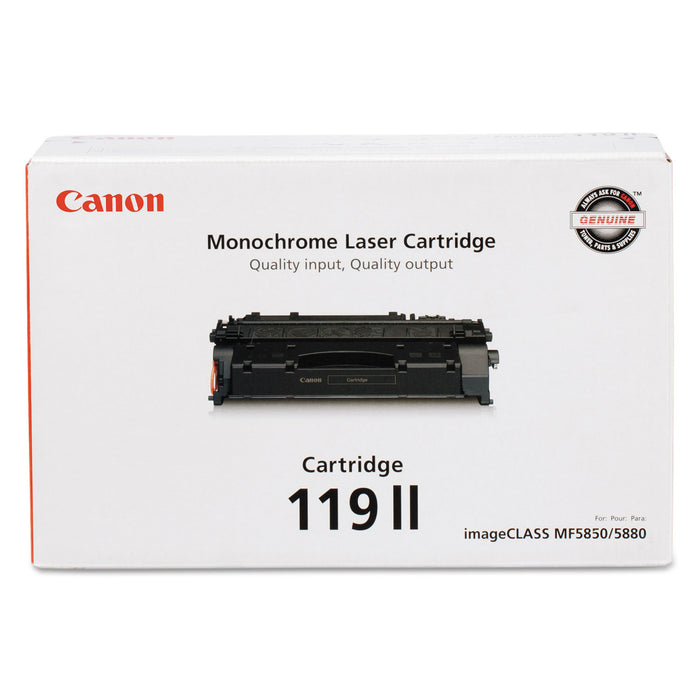 3480B001 (CRG-119 II) High-Yield Toner, 6400 Page-Yield, Black