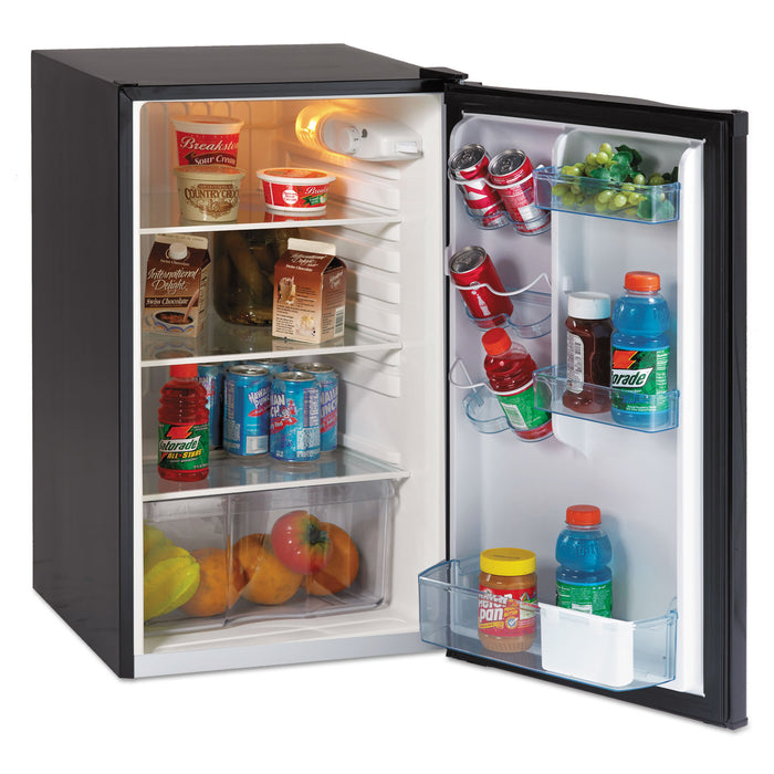 4.4 CF Auto-Defrost Refrigerator, 19 1/2"w x 22"d x 33"h, Black
