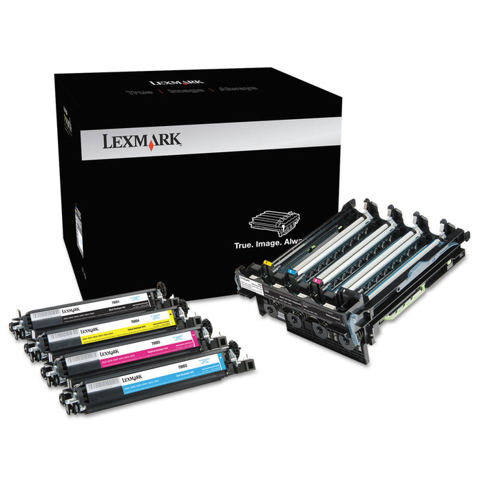 70C0Z50 Unison Imaging Kit, 40000 Page-Yield, Black/Tri-Color