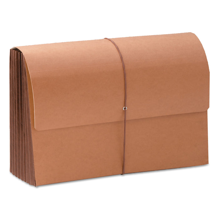 TUFF Expanding Wallets, 7" Expansion, 1 Section, Legal Size, Redrope