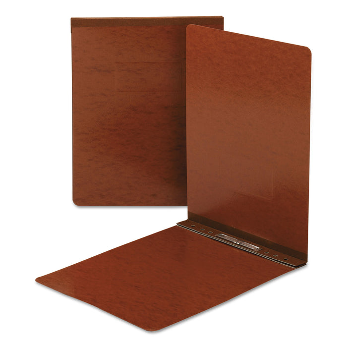 End Opening Pressboard Report Cover, Prong Fastener, Letter, Red