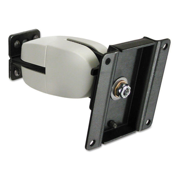 100 Series Pivot, Double, 2w x 5.38d x 2h, Black/Gray