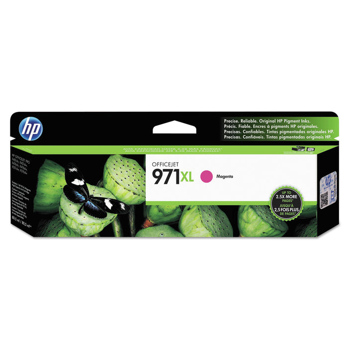 HP 971XL, (CN627AM) High Yield Magenta Original Ink Cartridge