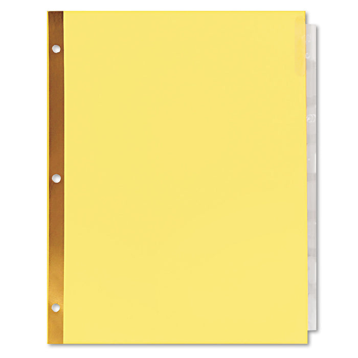 Deluxe Extended Insertable Tab Indexes, 8-Tab, 11 x 8.5, Buff, 24 Sets