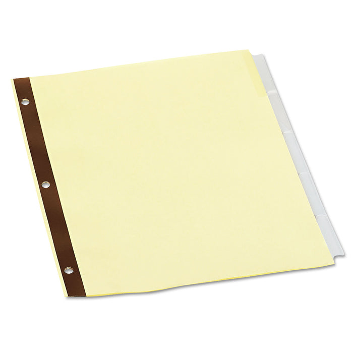 Deluxe Extended Insertable Tab Indexes, 5-Tab, 11 x 8.5, Buff, 24 Sets