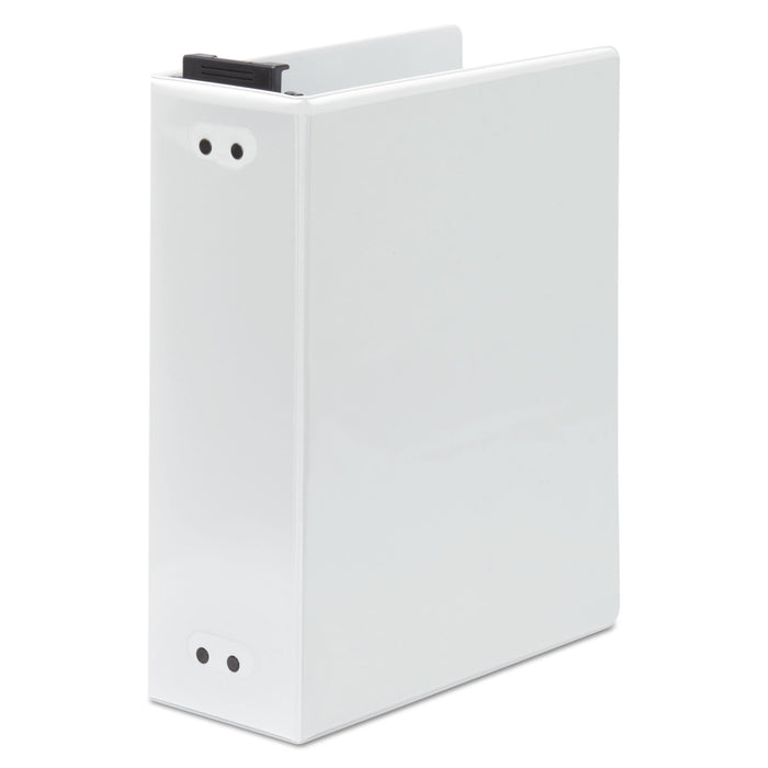 Hanging Straight Post View Binder, 3 Posts, 2" Capacity, 11 x 8.5, White