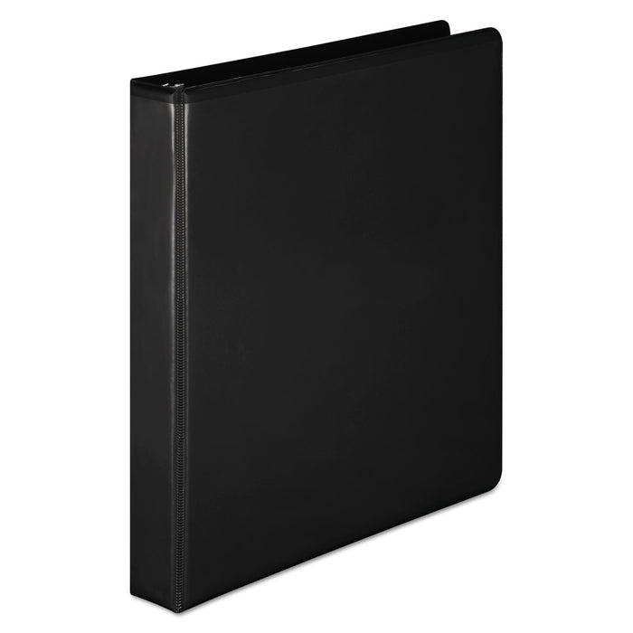 Basic D-Ring View Binder, 3 Rings, 1" Capacity, 11 x 8.5, Black