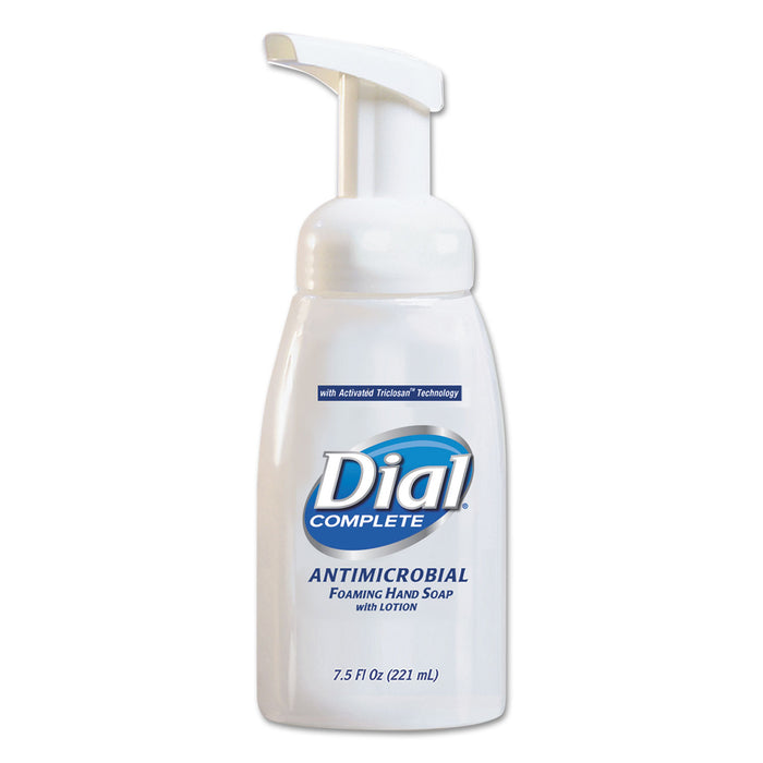 Antimicrobial Foaming Hand Wash, 7.5 oz Tabletop Pump, 12/Carton