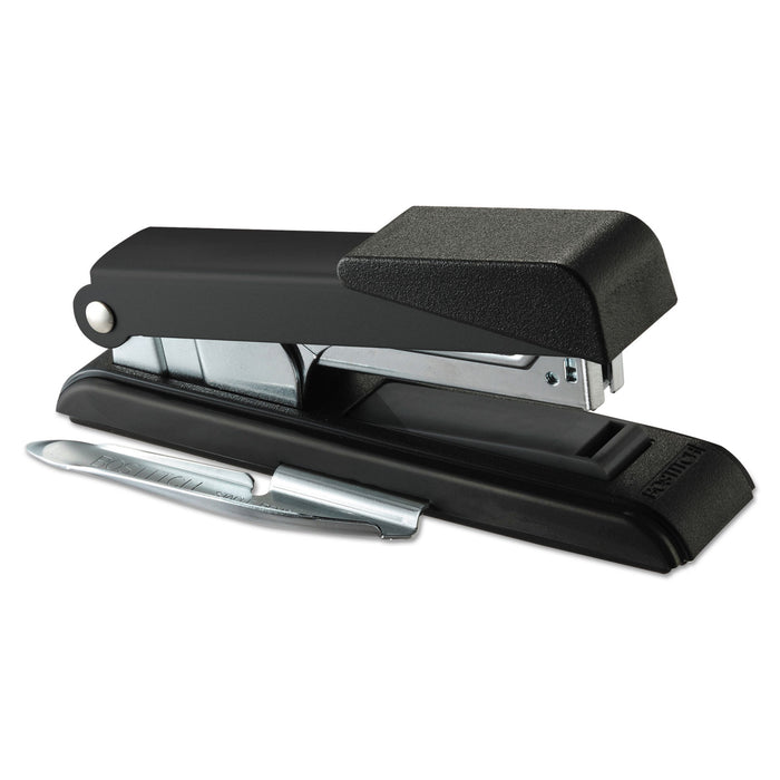 B8 PowerCrown Flat Clinch Premium Stapler, 40-Sheet Capacity, Black