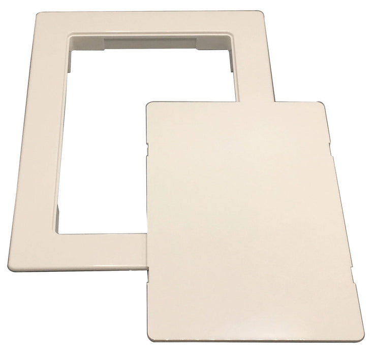 8" X 8" White ABS Snap-In Access Panel