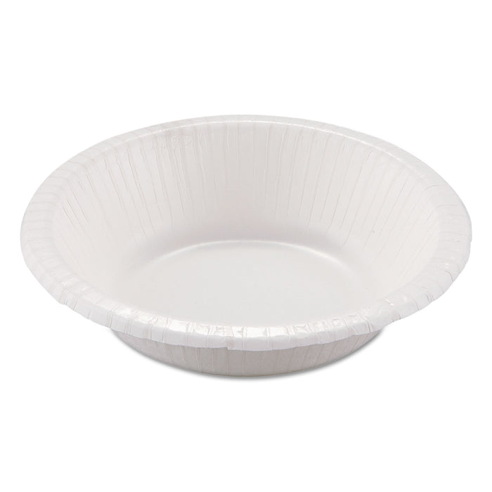 Basic Paper Dinnerware, Bowls, White, 12 oz, 125/Pack
