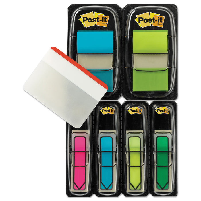 Page Flag Value Pack, Assorted, 96 1/2" Arrow, 100 1" Flags, 12 2" Filing Tabs