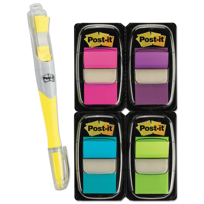 Page Flag Value Pack, Assorted Colors, 200 Flags & Highlighter w/50 Flags