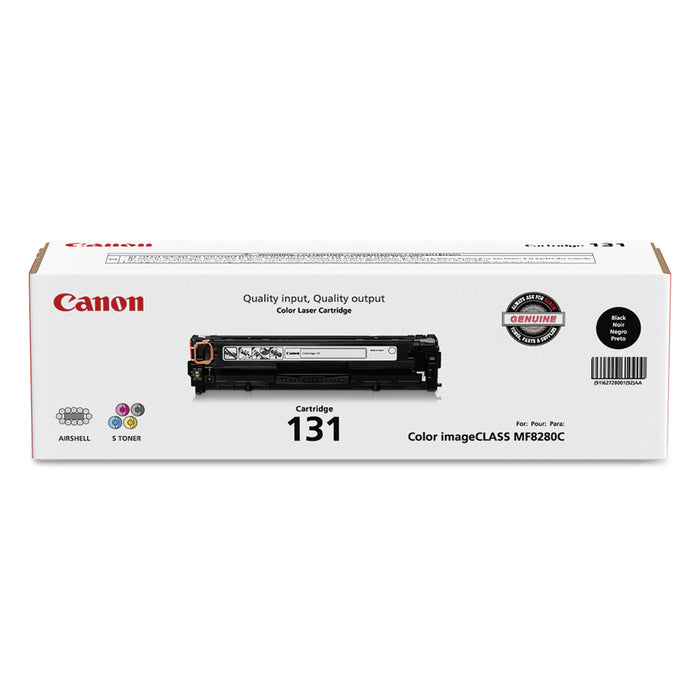 6272B001 (CRG-131) Toner, 1400 Page-Yield, Black