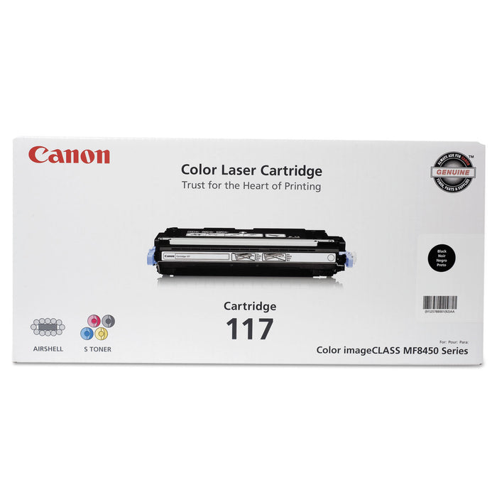 2578B001 (117) Toner, 6000 Page-Yield, Black