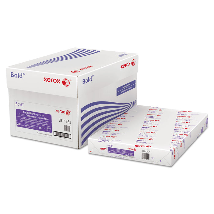 Bold Digital Printing Paper, 100 Bright, 28lb, 11 x 17, White, 500/Ream