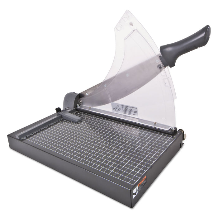 Heavy-Duty Low Force Guillotine Trimmer, 40 Sheets, Metal Base, 10 1/2 x 17 1/2