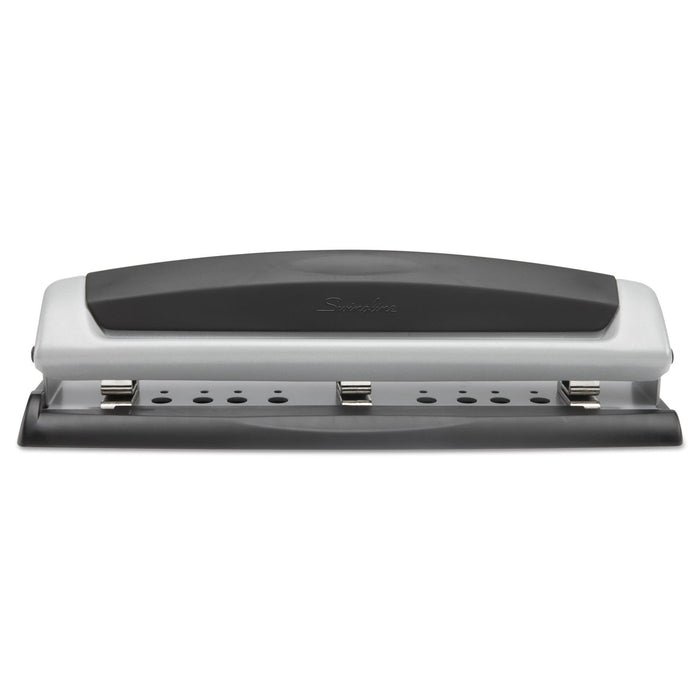 10-Sheet Precision Pro Desktop Two-to-Three-Hole Punch, 9/32" Holes
