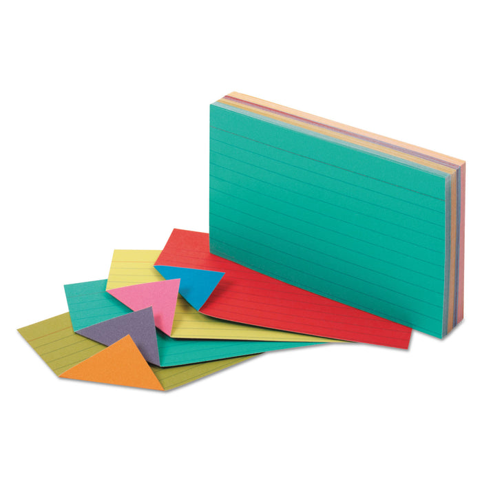Extreme Index Cards, 3 x 5, Vivid Assorted, 100/Pack
