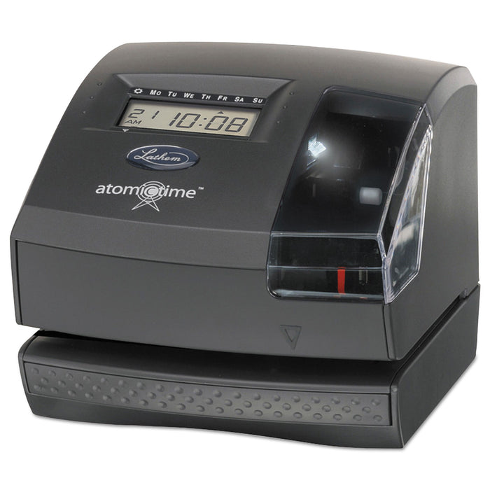 1600E Wireless Atomic Time Recorder with Tru-Align Feature, Dark Gray