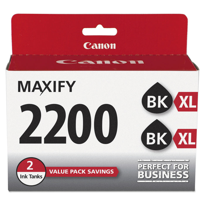 9255B006 (PGI-2200XL) High-Yield Ink, 1000 Page-Yield, Black, 2/PK
