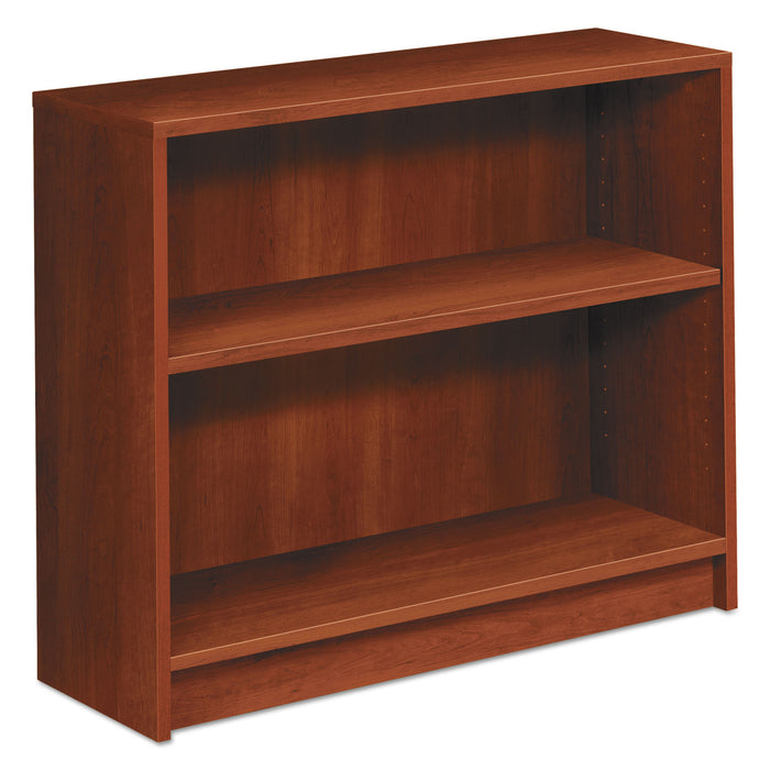 1870 Series Bookcase, Two Shelf, 36w x 11 1/2d x 29 7/8h, Cognac