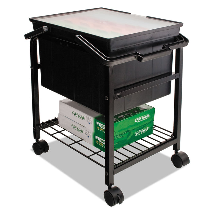 Heavy-Duty File Shuttle, 17.13w x 14.25d x 20h, Black