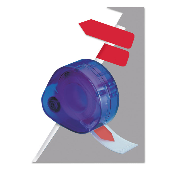 Arrow Page Flags in Dispenser, Red, 1 1/4 x  9/16, 120/Pack