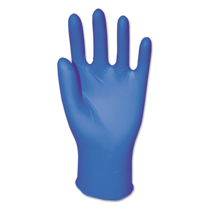 Disposable General-Purpose Powder-Free Nitrile Gloves, XL, Blue, 5 mil, 100/Box