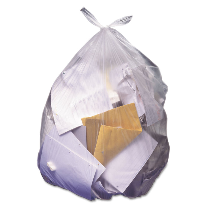High-Density Waste Can Liners, 56 gal, 14 microns, 43" x 46", Natural, 200/Carton