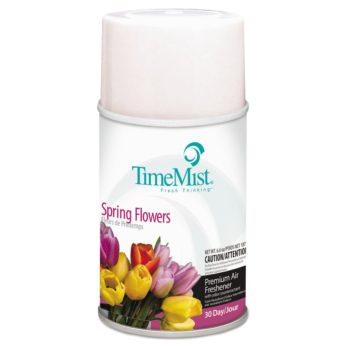 Premium Metered Air Freshener Refill, Spring Flowers, 6.6 oz Aerosol