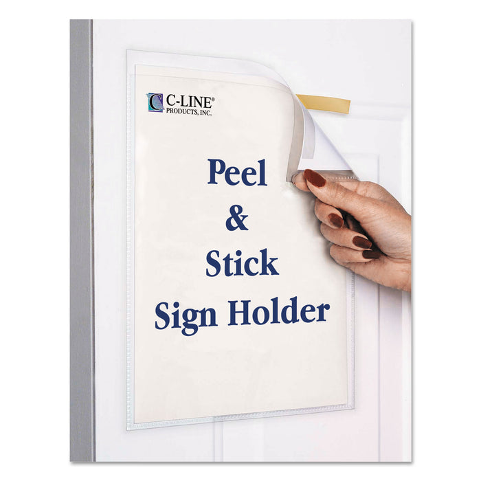 Display Pockets, 8 1/2" x 11", Polypropylene, 10/Pack