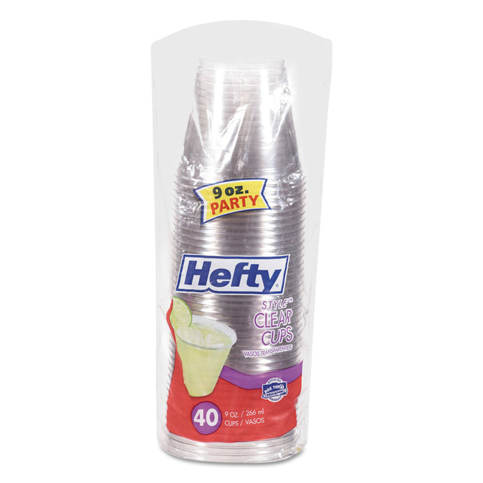 Crystal Clear Plastic Party Cups, 10 oz, Clear, 36/Pack, 12 Pack/Carton