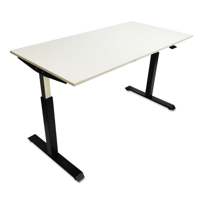 AdaptivErgo Pneumatic Height-Adjustable Table Base, 26.18" to 39.57", Black