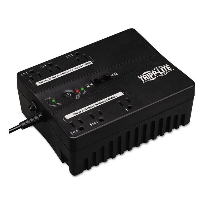 ECO Series Energy-Saving Standby UPS, USB, 6 Outlets, 350 VA, 420 J