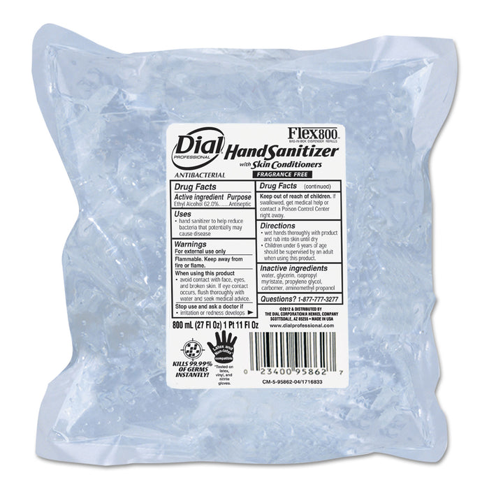 Antibacterial with Moisturizers Gel Hand Sanitizer, 800 mL Refill, 12/Carton