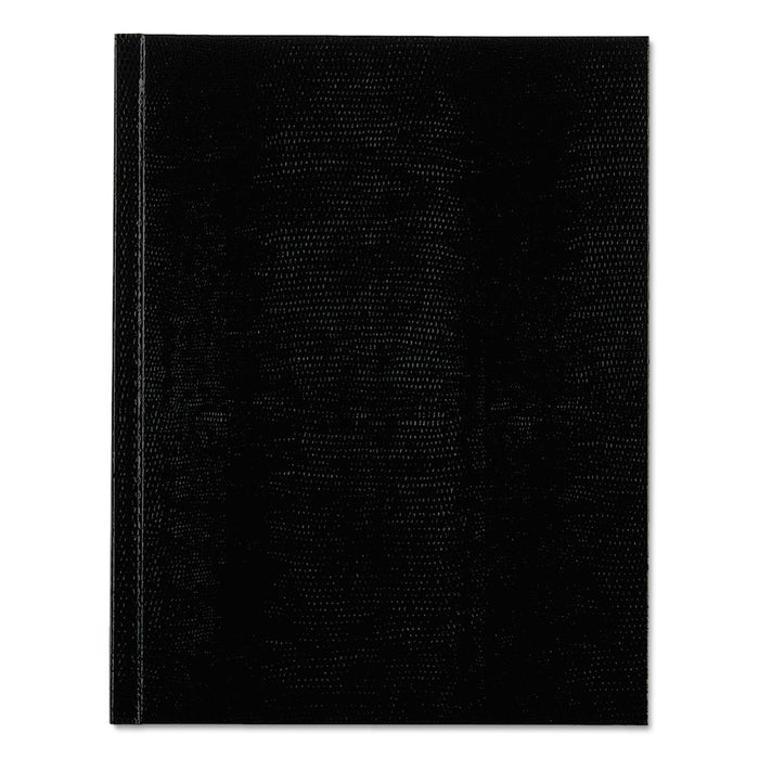 Executive Notebook, Medium/College Rule, Black Cover, 9.25 x 7.25, 150 Sheets