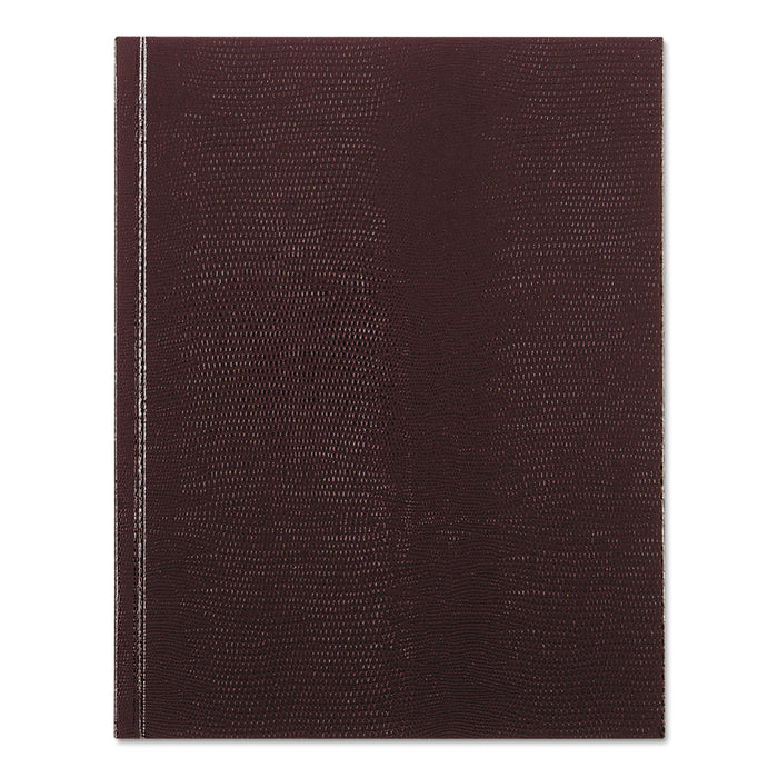 Executive Notebook, Medium/College Rule, Burgundy Cover, 9.25 x 7.25, 150 Sheets