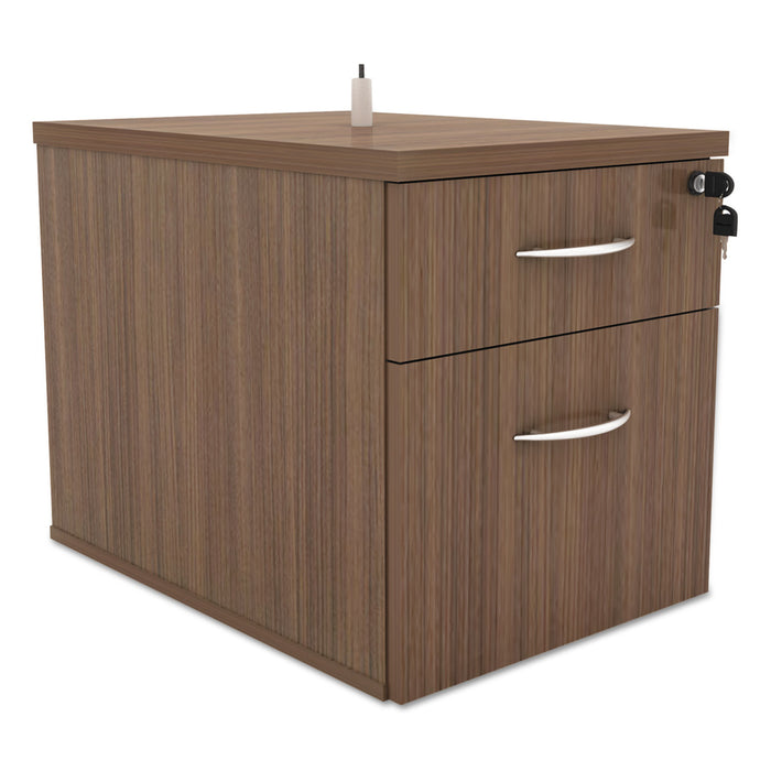 Alera Sedina Series Hanging Box/File Pedestal, 15.38w x 22d x 19.25h Modern Walnut