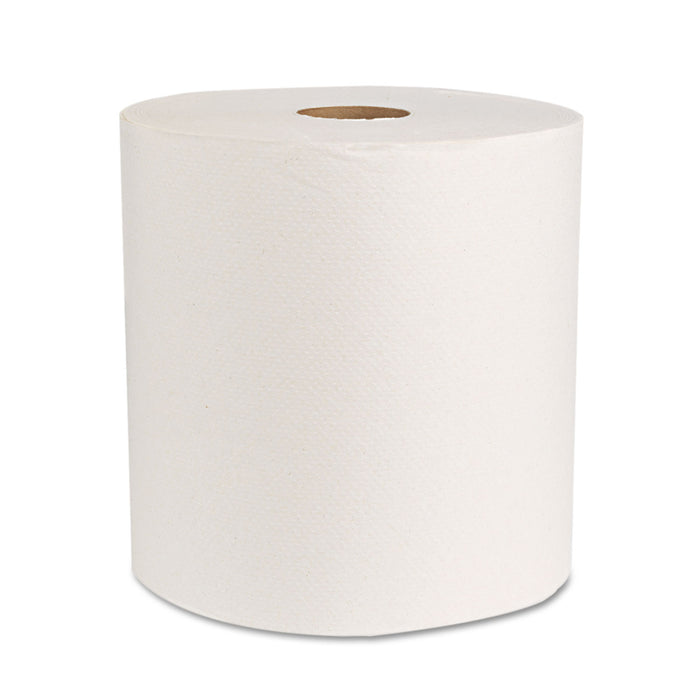 Boardwalk Green Universal Roll Towels, Natural White, 8"x800ft, 6 Rolls/Carton