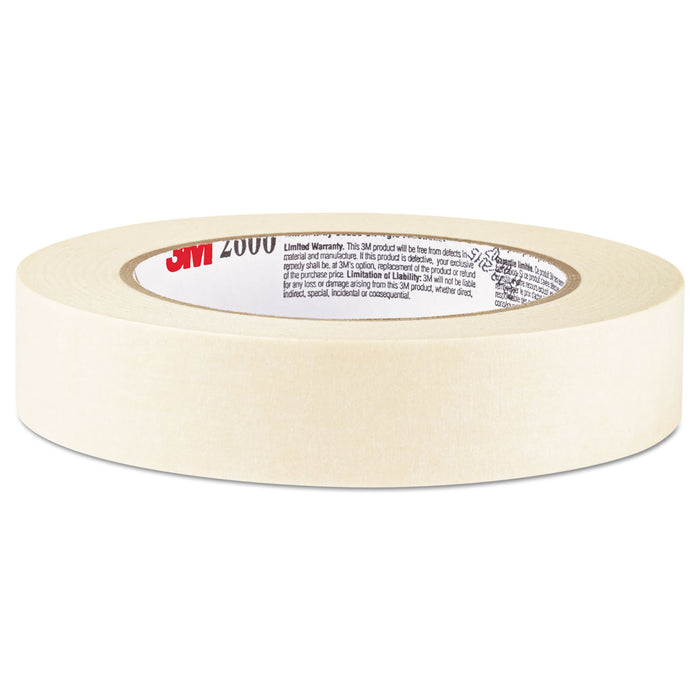 Economy Masking Tape, 3" Core, 0.94" x 60.1 yds, Tan