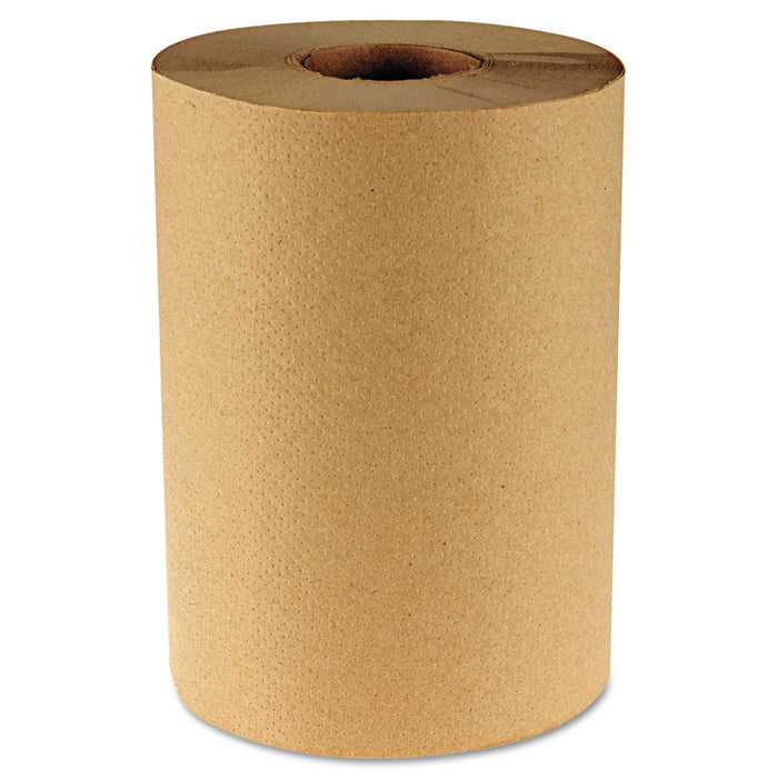 Hardwound Paper Towels, 8" x 350ft, 1-Ply Natural, 12 Rolls/Carton