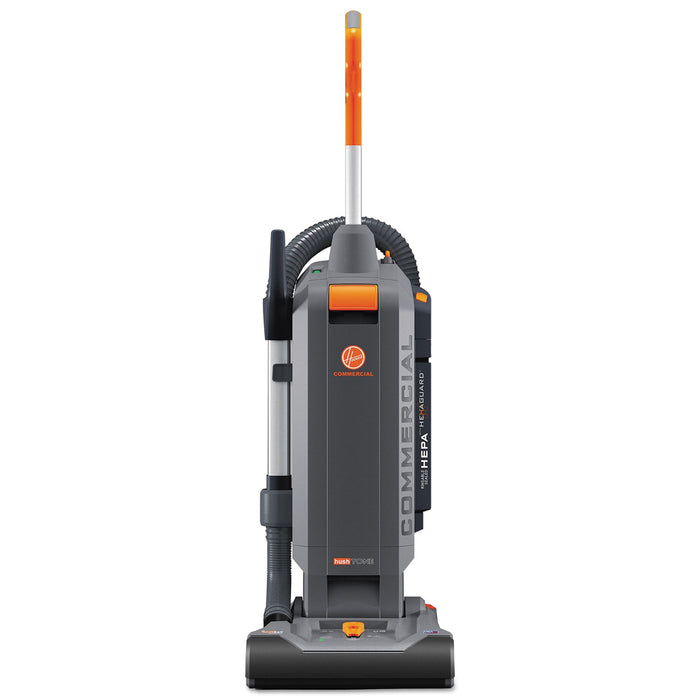 HushTone Vacuum Cleaner with Intellibelt, 13", Orange/Gray