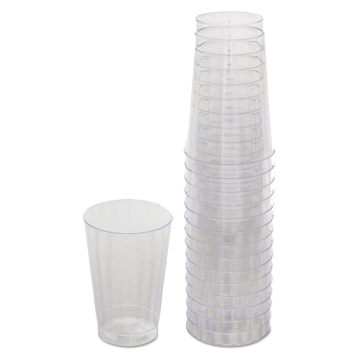 Classicware Tumblers, 12 oz, Plastic, Clear, Tall, 16/Bag, 240/Carton