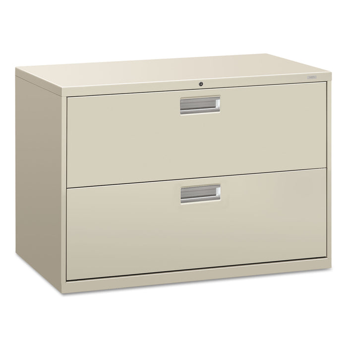 600 Series Two-Drawer Lateral File, 42w x 18d x 28h, Light Gray