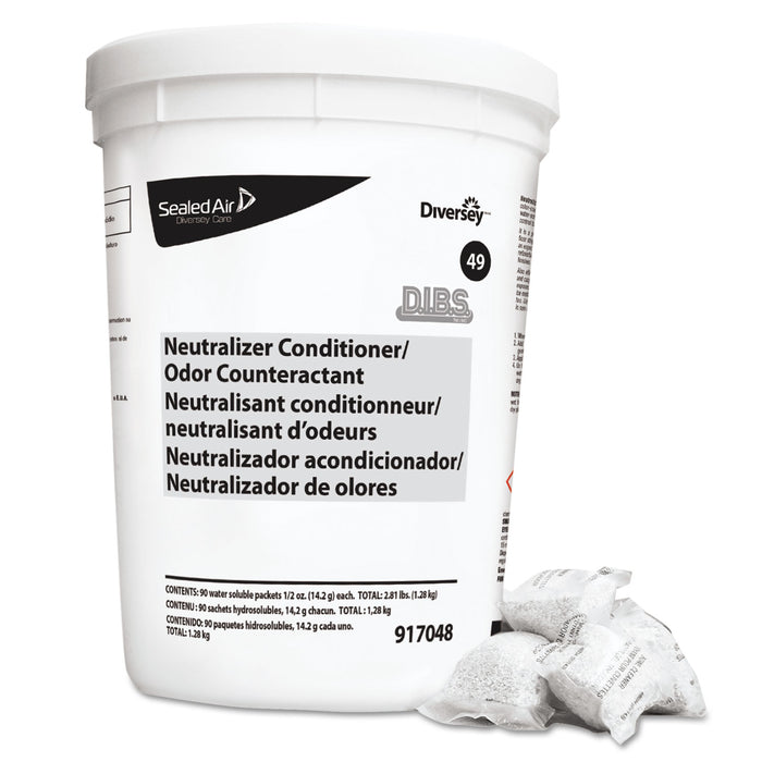 Floor Conditioner/Odor Counteractant, Powder, 1/2oz Packet, 90/Tub, 2/Carton