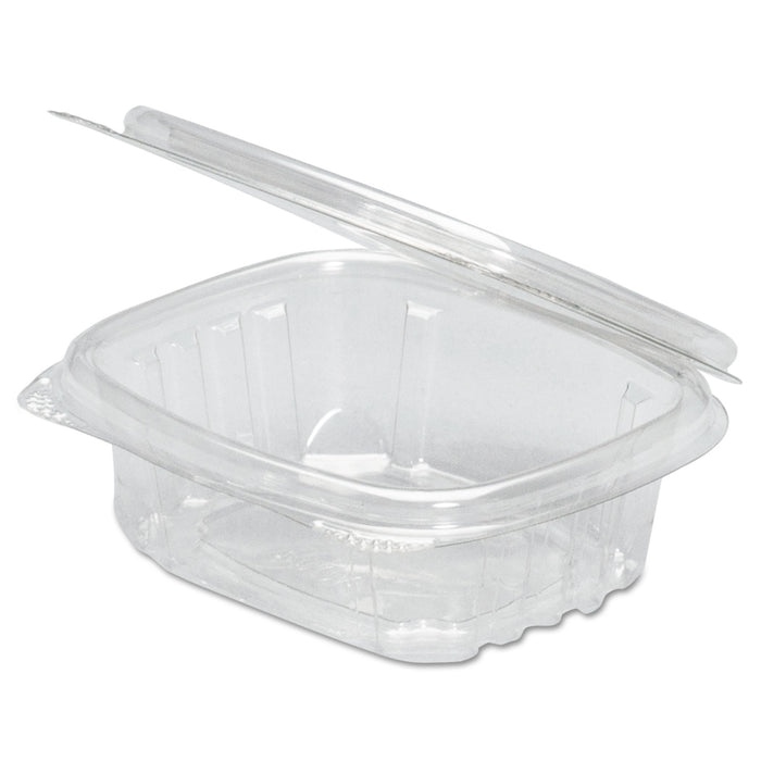 H-L Deli Containers, Clear, 6oz, 4.25w x 3.63d x 1.88h, 100/Pack, 4 Packs/Carton